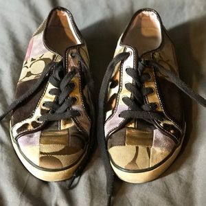 Coach dawnell patchwork sneaker
